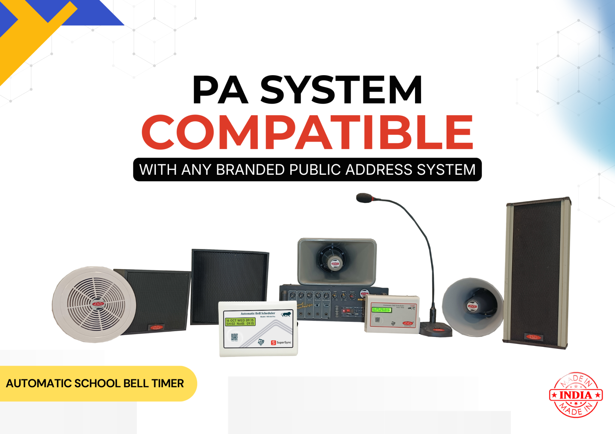 WB-06: India’s Best Automatic School Bell System SuperSync