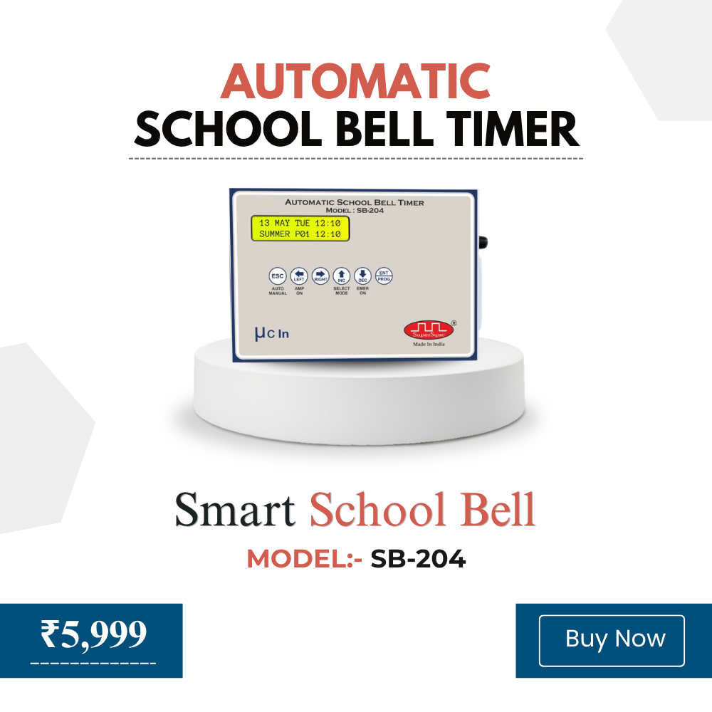 Automatic School Bell System | Digital School Bell Timer | SuperSync